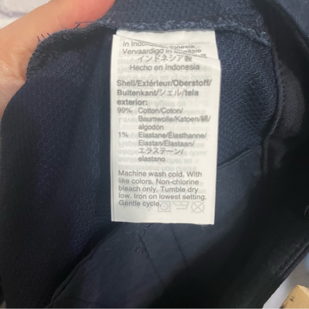J. Crew Womens Sailor Short in Stretch Piqué Cotton Navy Blue Nautical Size 2 - Picture 8 of 8